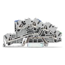 Clema etajata WAGO  2003-7646 , 0,25-2,5qmm seria 2003 N/L/PE, TS35 clemă cu arc gri