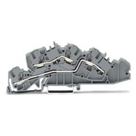 Clema etajata WAGO  2005-7642 , 4/6mm2 TOPJOB S IEK L/L  gri