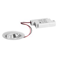 Set Spot LED incastrat 6W, 640lm BB03 rotund pivotant 3000K 38° alb