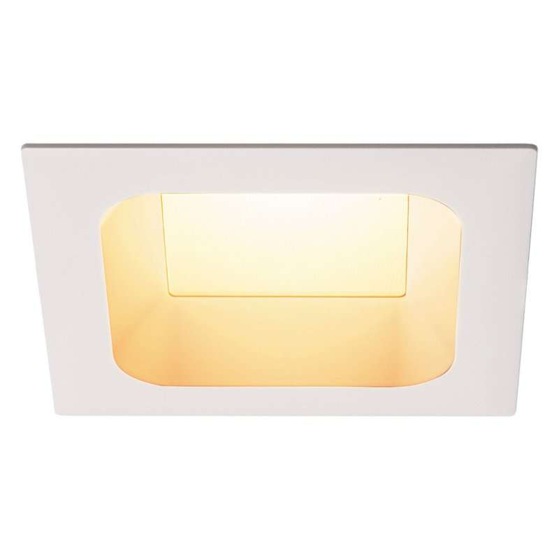 Lampa incastrata LED VERLUX 3000K, alb mat,13,5 x 13,5 x 7,5 cm alb mat