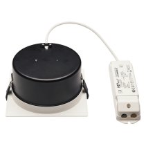 Lampa incastrata LED VERLUX 3000K, alb mat,13,5 x 13,5 x 7,5 cm alb mat