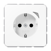 Jung BTCD1521SEWW ,Jung Home Schuko® Priză Energy 16 A/250 V ~ cu protecție îmbunătățită de contact