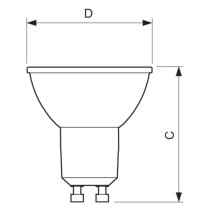 Lampă LED 5W 350lm GU10 CorePro LEDspot 2700K 827 36° Dimabil