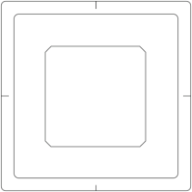 Jung 80KLEFO ,Folie adezivă pentru emițător montat pe perete