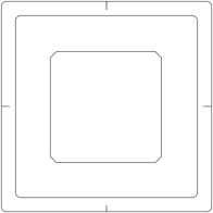 Jung 80KLEFO ,Folie adezivă pentru emițător montat pe perete