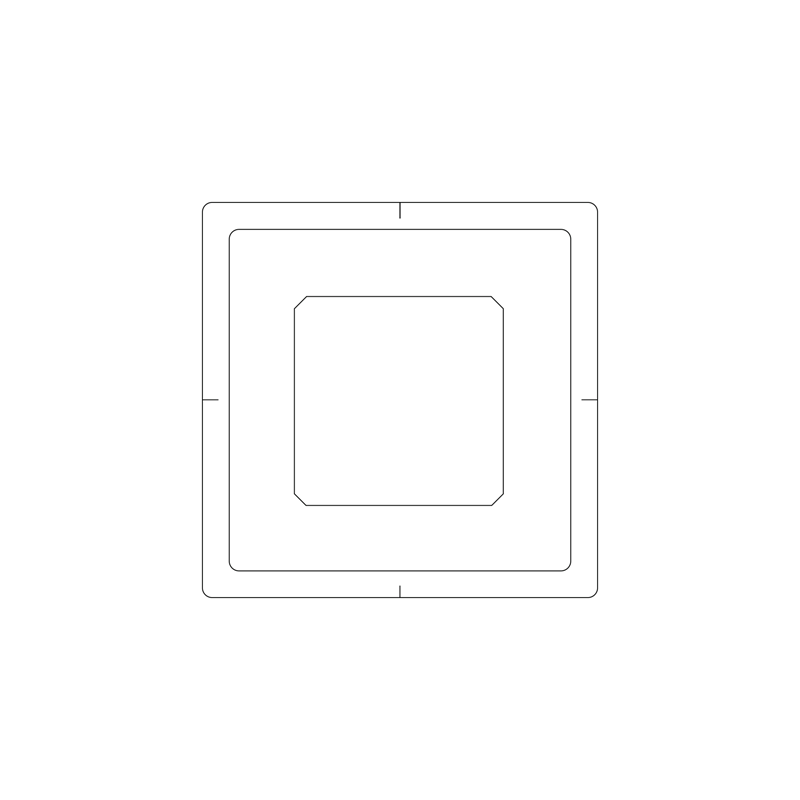 Jung 80KLEFO ,Folie adezivă pentru emițător montat pe perete