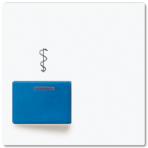 Jung A022A-2WW ,Placă centrală pentru Ackermann, tip 73022 A 2