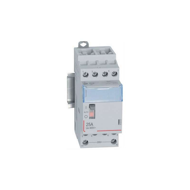Contactor EGUtec REG , 4 NO 25A , cu control manual