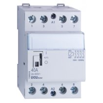 Contactor EGUtec REG , 4 NO 40A , cu control manual