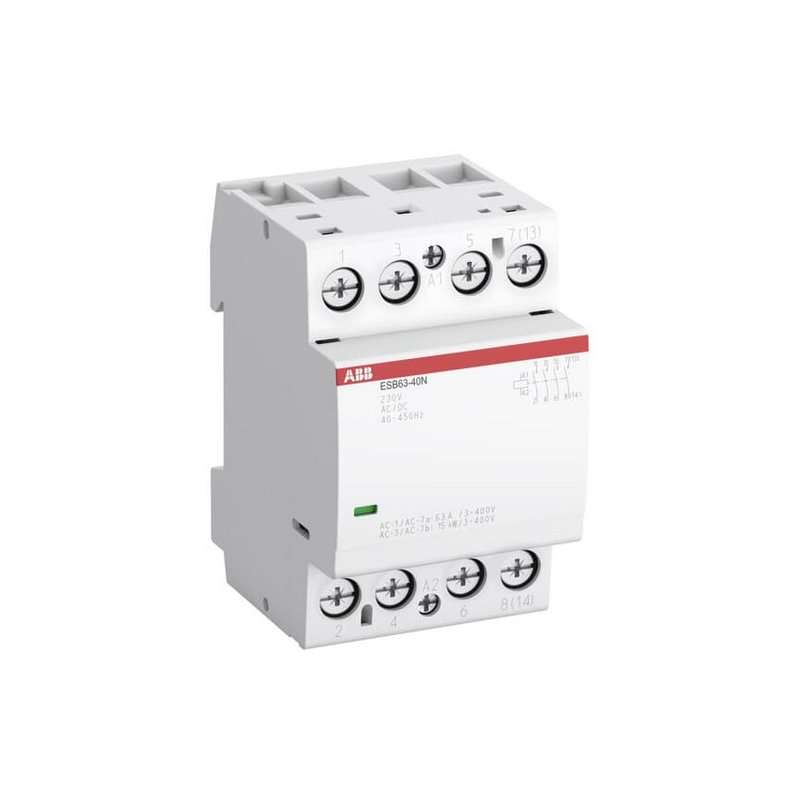 Contactor ABB  ESB63-40-N  4NO 4-polii  63A IP20 AC/DC