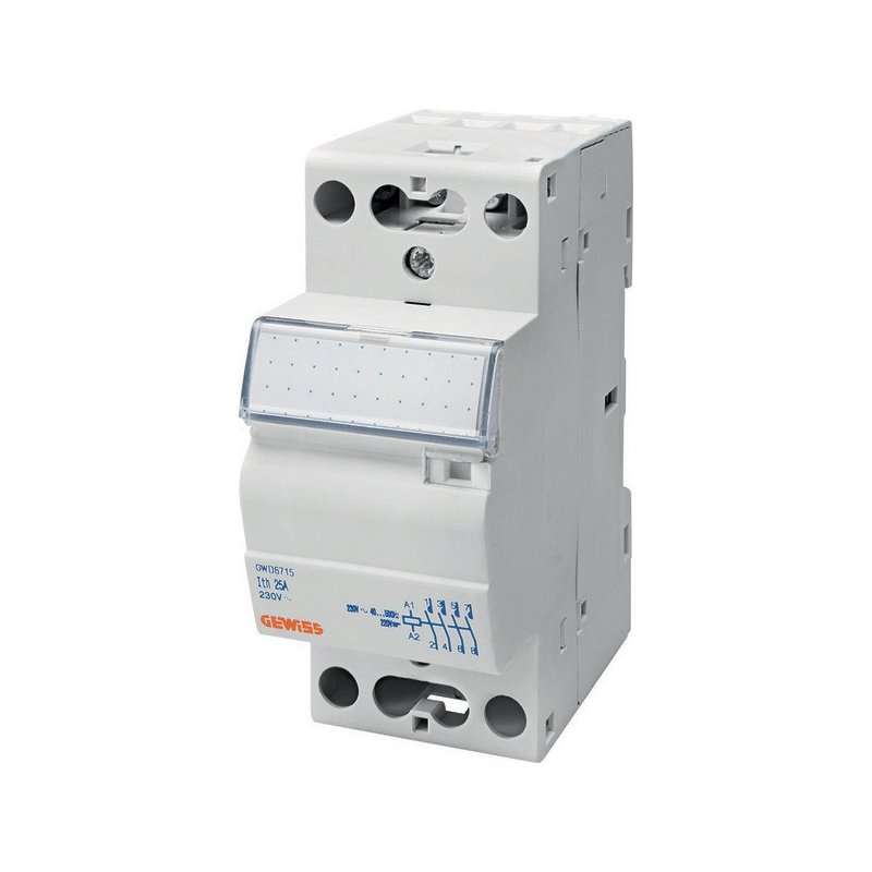 Contactor GEWISS   25A 4NO 230V