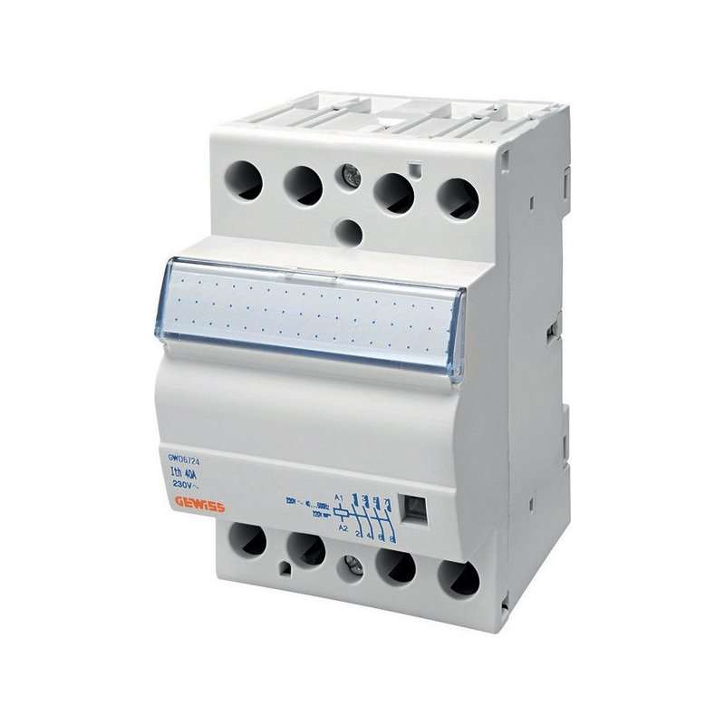 Contactor GEWISS   40A 4NO 230V
