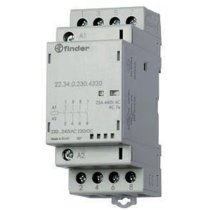Contactor Finder   25A 4NO 230V - 22.34.0.230.4320