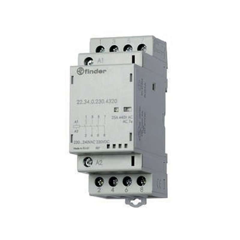 Contactor Finder   25A 4NO 230V - 22.34.0.230.4320