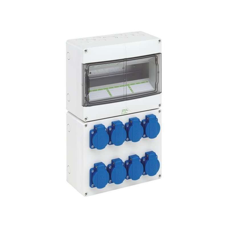 Spelsberg STV 1208-S ,Combinații de prize