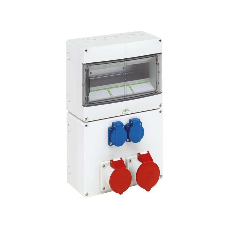 Spelsberg STV 1222-S ,Combinații de prize