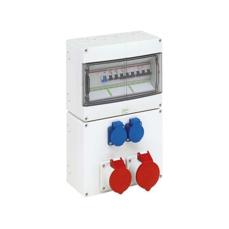 Spelsberg STV 1222-K ,Combinații de prize