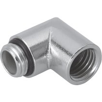 Kaiser 5617 ,Vinclu 90° din alamă cu filet interior/exterior , filet de legătură M16x1.5 / M16x1.5 ,