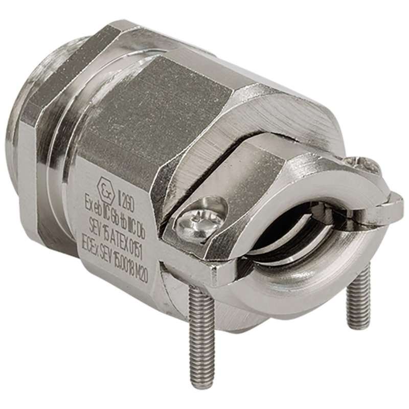 Kaiser EX1803.80.17.080 ,Presetupă Progress EMV din alamă KB M16x1.5 ,Ex e II Cablu Ø 6.0-8.0 mm , cu mănu. contact  și bacuri