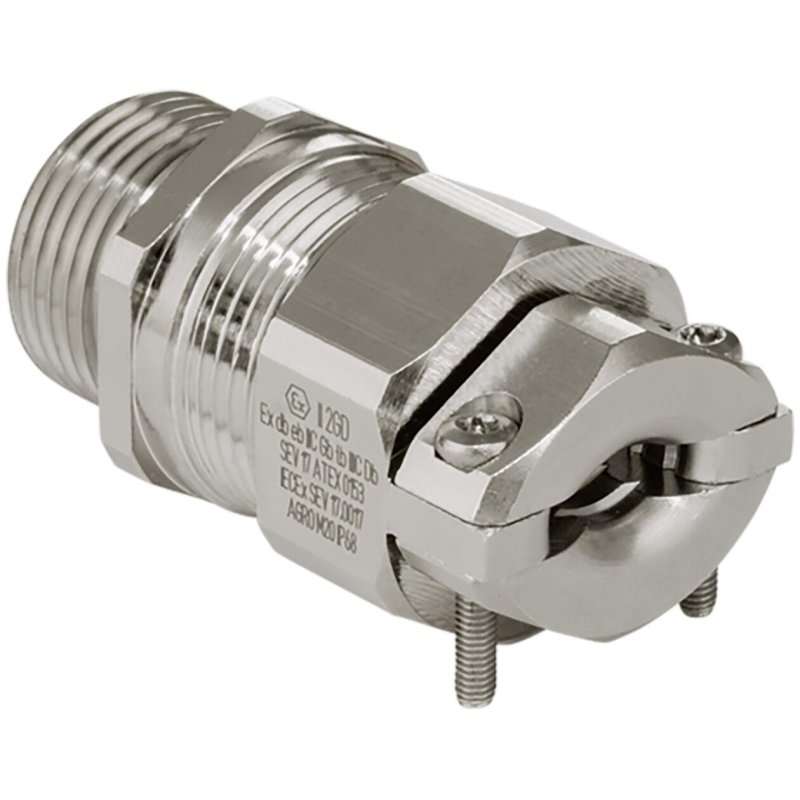 Kaiser EX1826.20.140 ,Presetupă Ex Compact din alamă KB M20x1.5 ,Ex d IIC / Ex e II Cablu Ø 9.0-14.0 mm , cu Bacuri de fixare