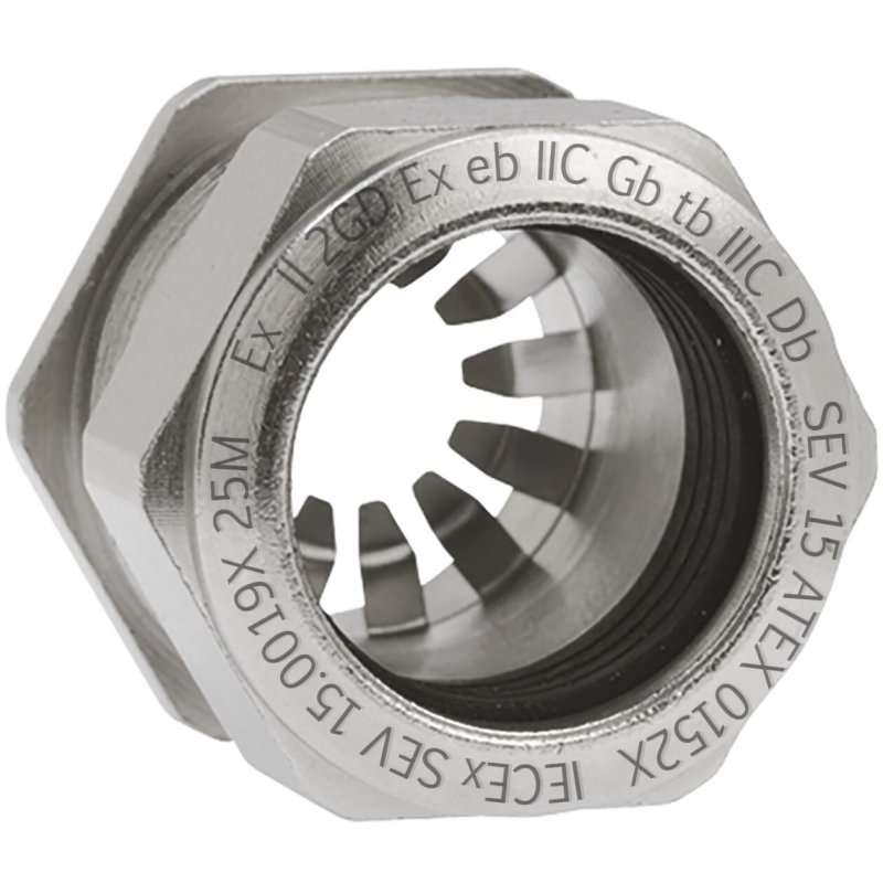 Kaiser EX1081.21.160 ,Presetupă Progress EMV Rapid din alamă Pg21 ,Ex e II Cablu Ø 13.0-16.0 mm , cu șaibă contact