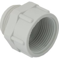 Kaiser 3750.42 ,Adaptor din plastic M50x1.5 - Pg42 ,gri deschis ,Prelungire