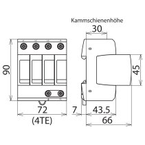 Descărcător modular DEHNguard DG M TNS 275