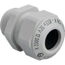 Kaiser EX1571.25.160 ,Presetupă Progress din plastic GFK M25x1.5 ,Gri RAL 7035 Ex e II Cablu Ø12.5-16.0mm ,