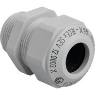 Kaiser EX1571.25.160 ,Presetupă Progress din plastic GFK M25x1.5 ,Gri RAL 7035 Ex e II Cablu Ø12.5-16.0mm ,