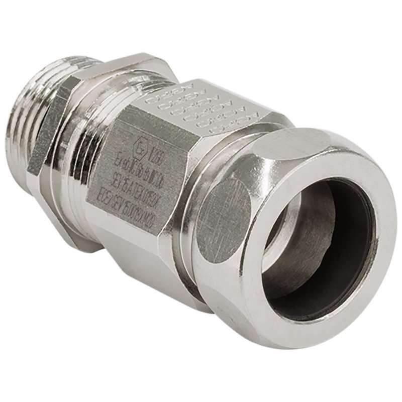 Kaiser EX1700.20.17.110 ,Cuplă combi  Progress din alamă M20x1.5 ,Ex e II, Cablu Ø9.5-11.0mm, Schl. Ø17mm ,