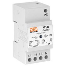 Descărcător 255V 3 + NPE 10kA pentru rețele TN / TT 2.5TE