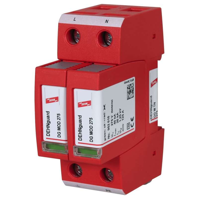 Descărcător modular pentru sisteme monofazate de 230 V TN