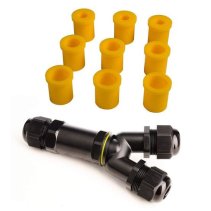 Deko-Light conector Y IP 68 pentru 3 cabluri 4-14 mm, 3 conductori