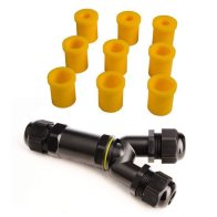 Deko-Light conector Y IP 68 pentru 3 cabluri 4-14 mm, 3 conductori