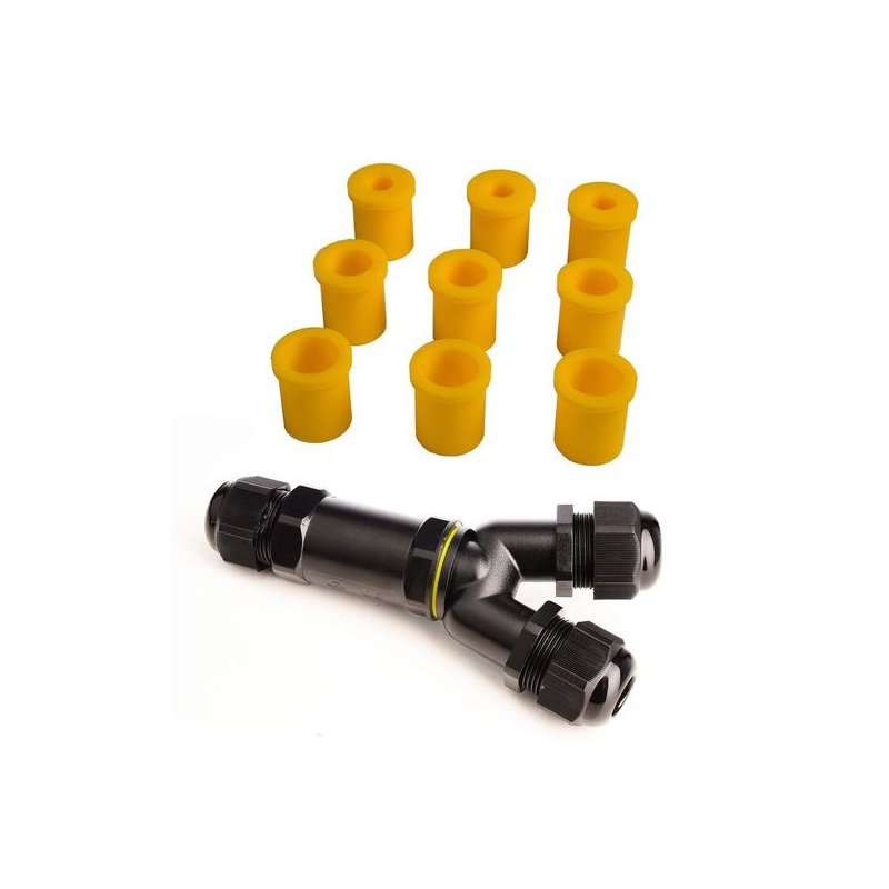 Deko-Light conector Y IP 68 pentru 3 cabluri 4-14 mm, 3 conductori