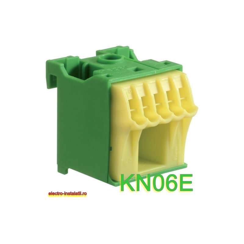 Hager QC KN06E - Bara PE  1x 25mm² + 5 x 4 mm²