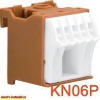 Hager QC KN06P - Bara L  1x 25mm² + 5 x 4 mm²