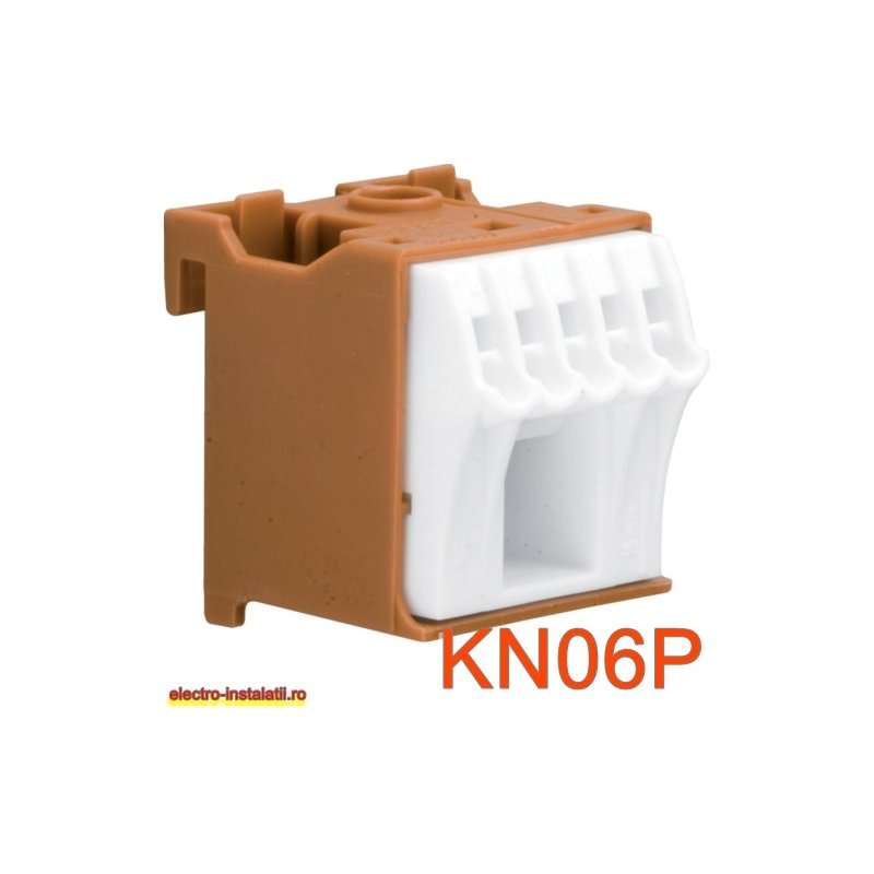 Hager QC KN06P - Bara L  1x 25mm² + 5 x 4 mm²