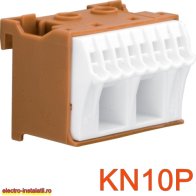 Hager QC KN10P - Bara L  2x 25mm² + 8 x 4 mm²