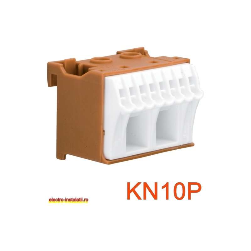 Hager QC KN10P - Bara L  2x 25mm² + 8 x 4 mm²