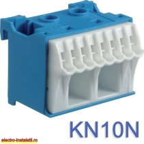 Hager QC KN10N - Bara N  2x 25mm² + 8 x 4 mm²
