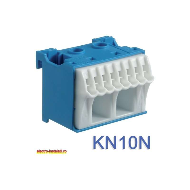 Hager QC KN10N - Bara N  2x 25mm² + 8 x 4 mm²
