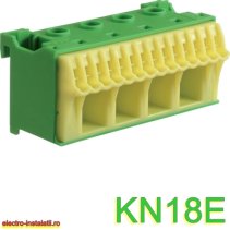 Hager QC KN18E - Bara PE 4x 25mm² + 14x 4 mm²