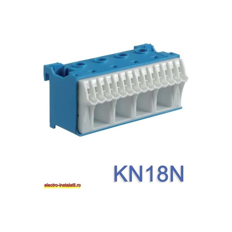Hager QC KN18N - Bara N 4x 25mm² + 14x 4 mm²