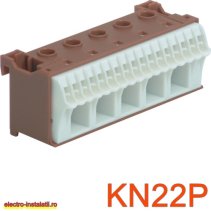 Hager QC KN22P - Bara L 5x 25mm² + 17x 4 mm²