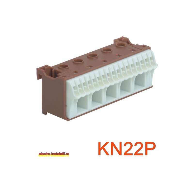 Hager QC KN22P - Bara L 5x 25mm² + 17x 4 mm²