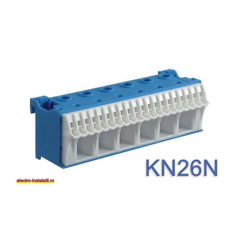 Hager QC KN26N - Bara N 6x 25mm² + 20x 4 mm²