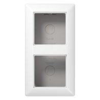 Carcasa aparenta pentru prize si aparataj seria A si AS  alb alpin , Jung AS582AWW