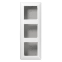 Carcasa aparenta pentru prize si aparataj seria A si AS  alb alpin , Jung AS583AWW