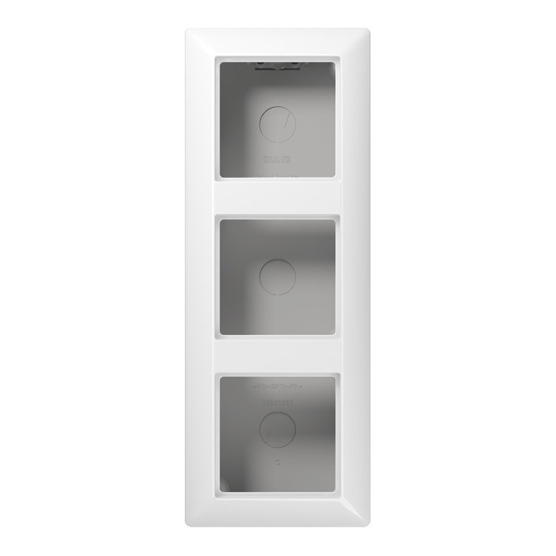 Carcasa aparenta pentru prize si aparataj seria A si AS  alb alpin , Jung AS583AWW